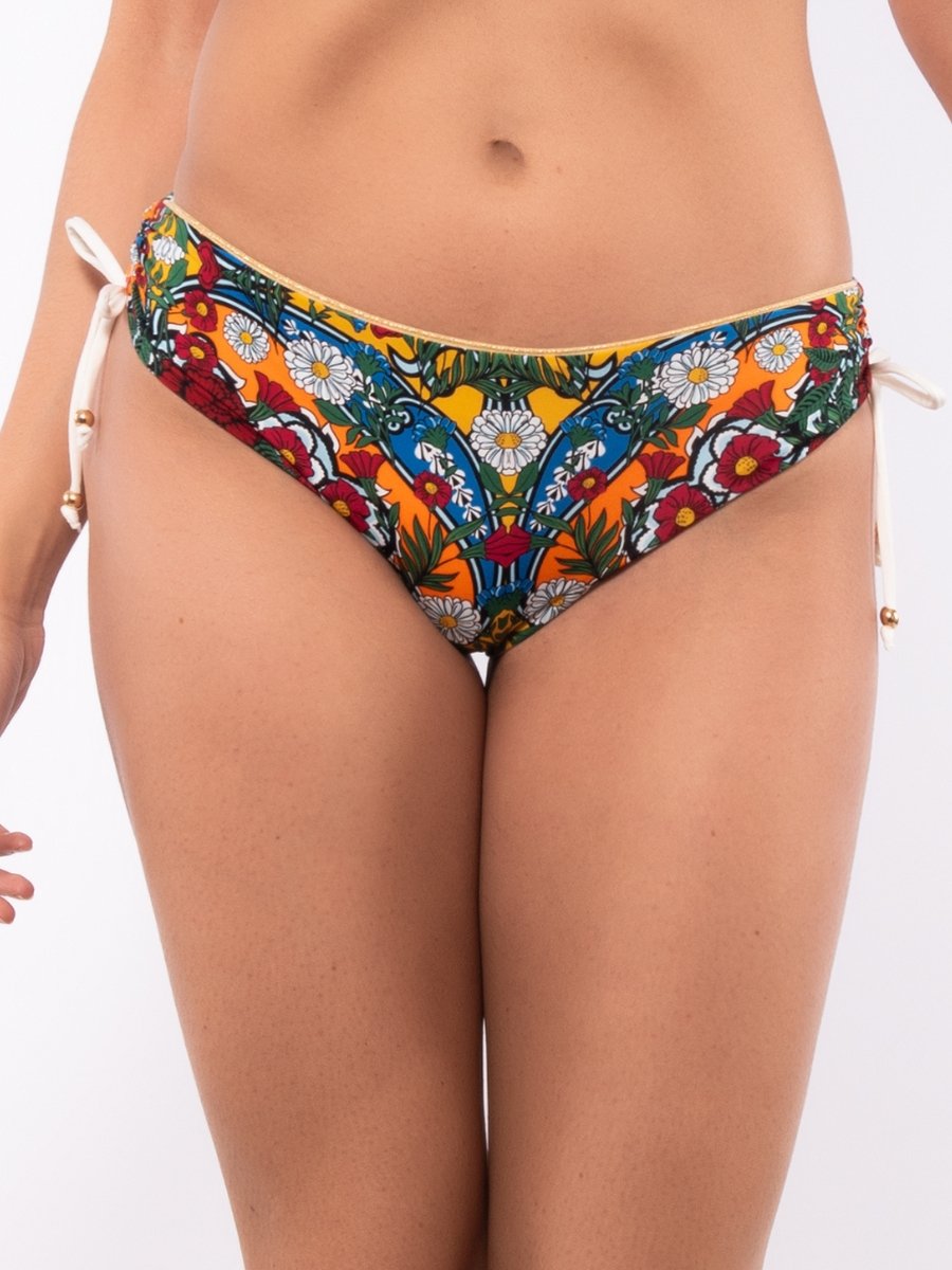 Fascia con coppa estraibile + Slip coulisse Verdissima Bikini Fascia
