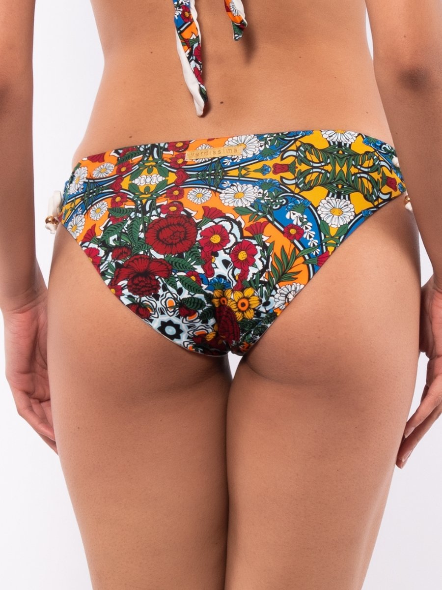 Fascia con coppe estraibili + Slip con laccetti Verdissima Bikini Fascia