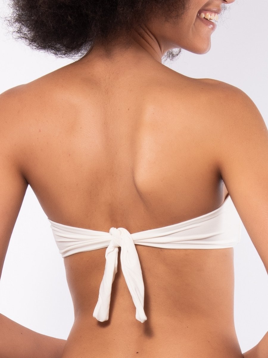 Fascia con coppe estraibili + Slip con laccetti Verdissima Bikini Fascia