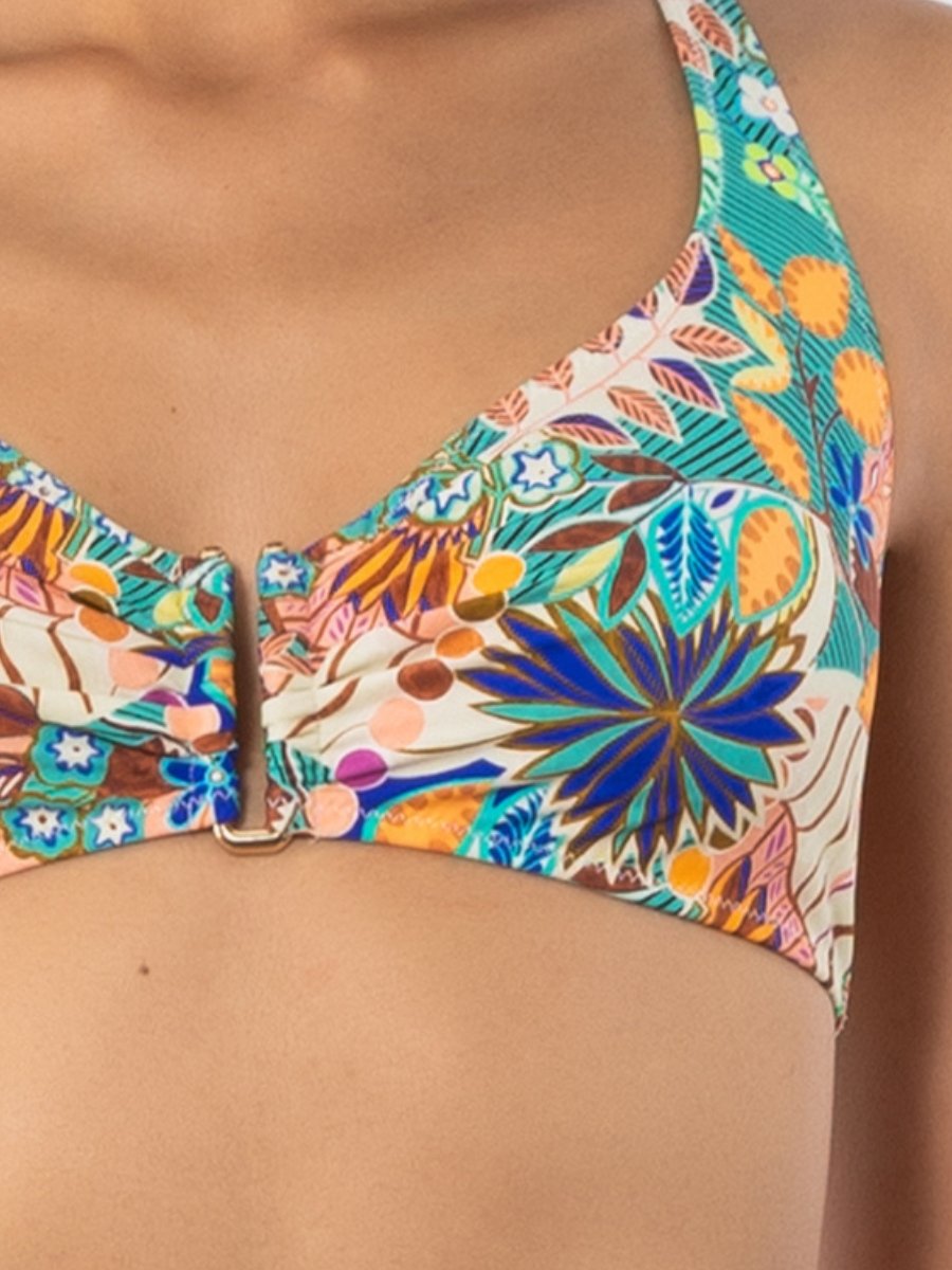 Triangolo ferretto + Slip coulisse Verdissima Bikini Ferretto