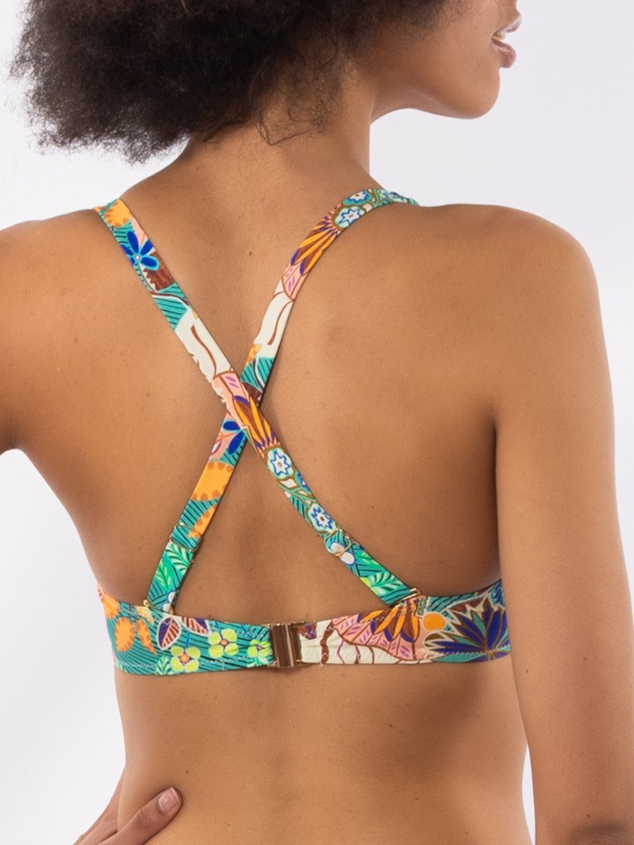 Triangolo ferretto + Slip coulisse Verdissima Bikini Ferretto
