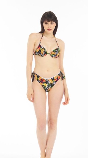 FASCIA FERRETTO COPPA ESTRAIBILE + SLIP FIOCCHI Verdissima Bikini Fascia