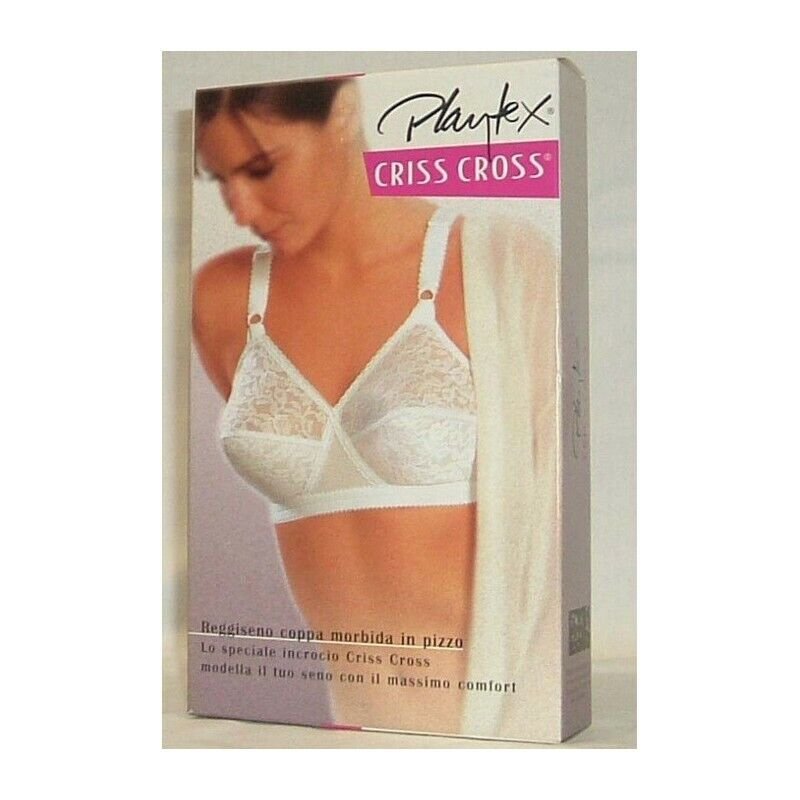 REGG.COPPA MORBIDA  IN PIZZO
CRISS CROSS (Nr) Playtex Reggiseno Senza Ferretto