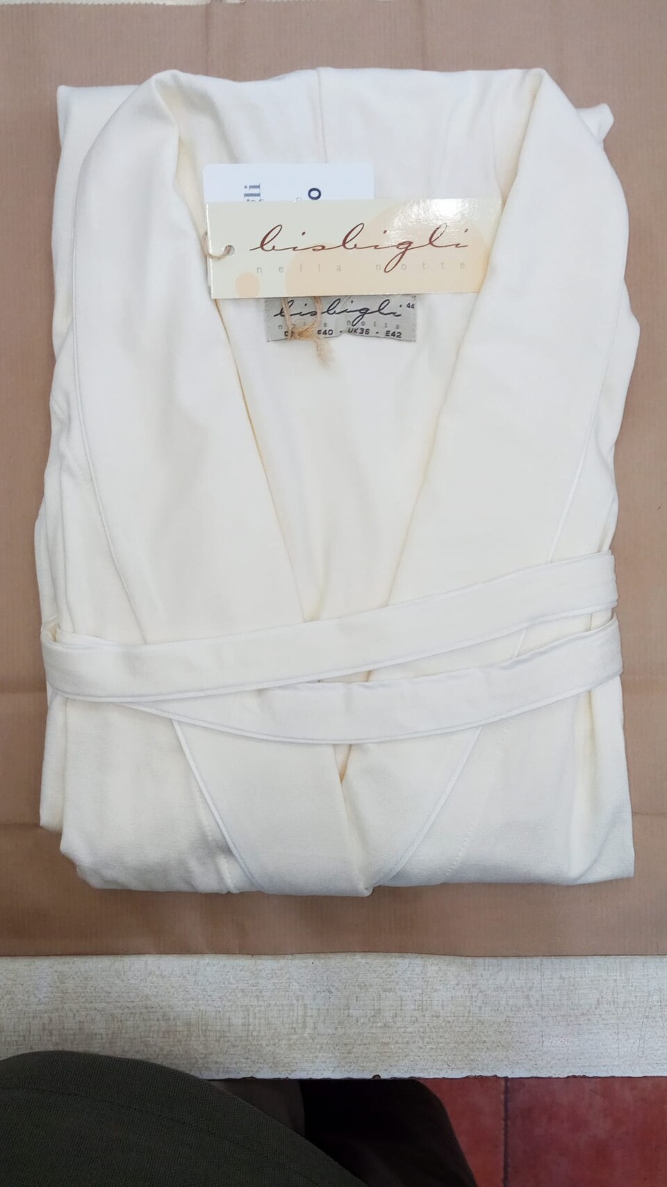 Vestaglia ML Sciallata CREMA Bisbigli Vestaglia Donna Manica Lunga