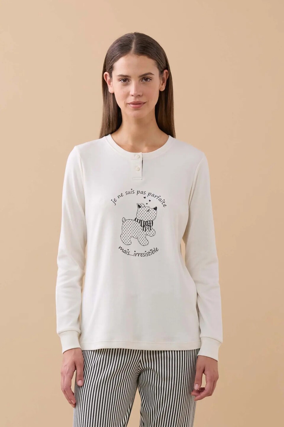 Pigiama Donna Caldo Cotone Noi Di Notte pigiama donna