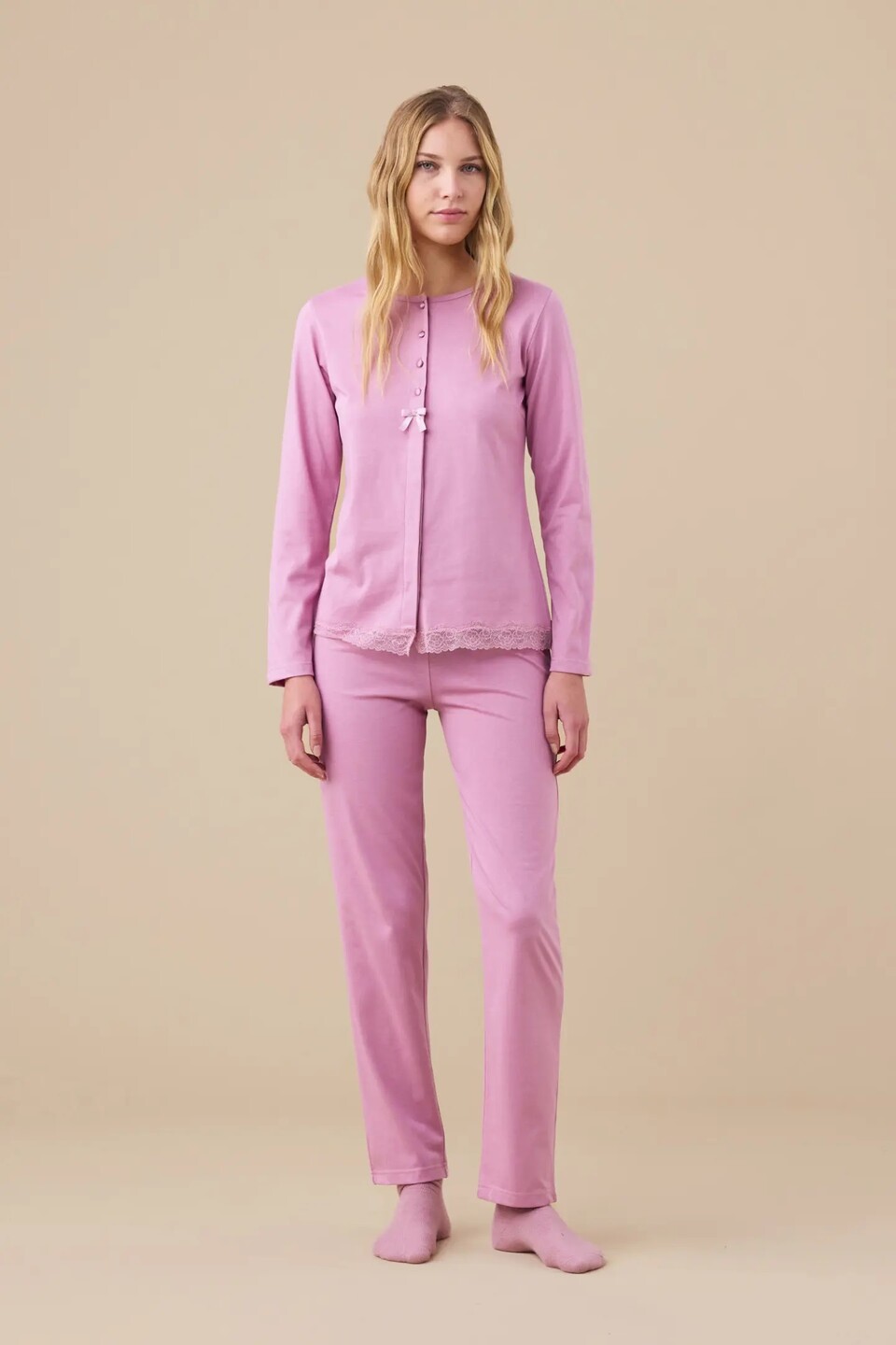 Pigiama Donna Jersey Noi Di Notte pigiama donna aperto