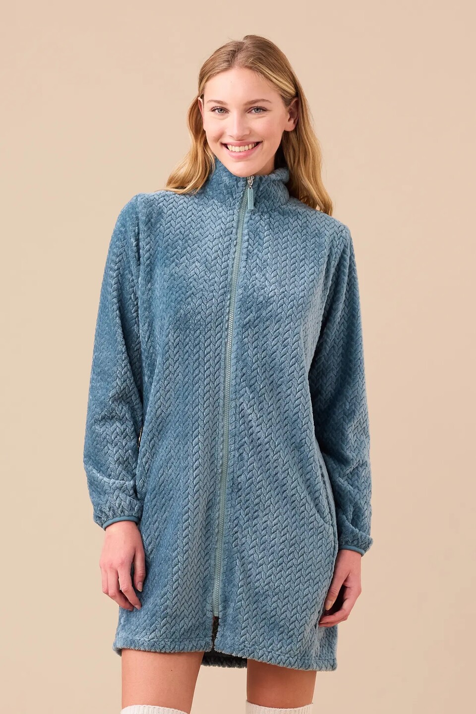 Vestaglia Donna Coral Fleece Noi Di Notte Vestaglia Donna