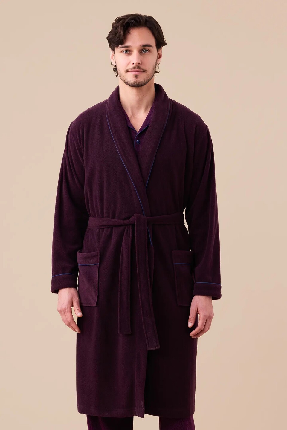 Vestaglia Uomo Micropile Noi Di Notte Vestaglia Uomo