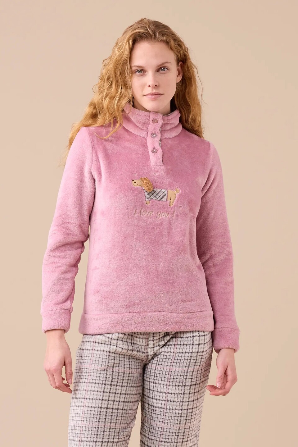 Pigiama Donna Coral Fleece Noi Di Notte pigiama donna
