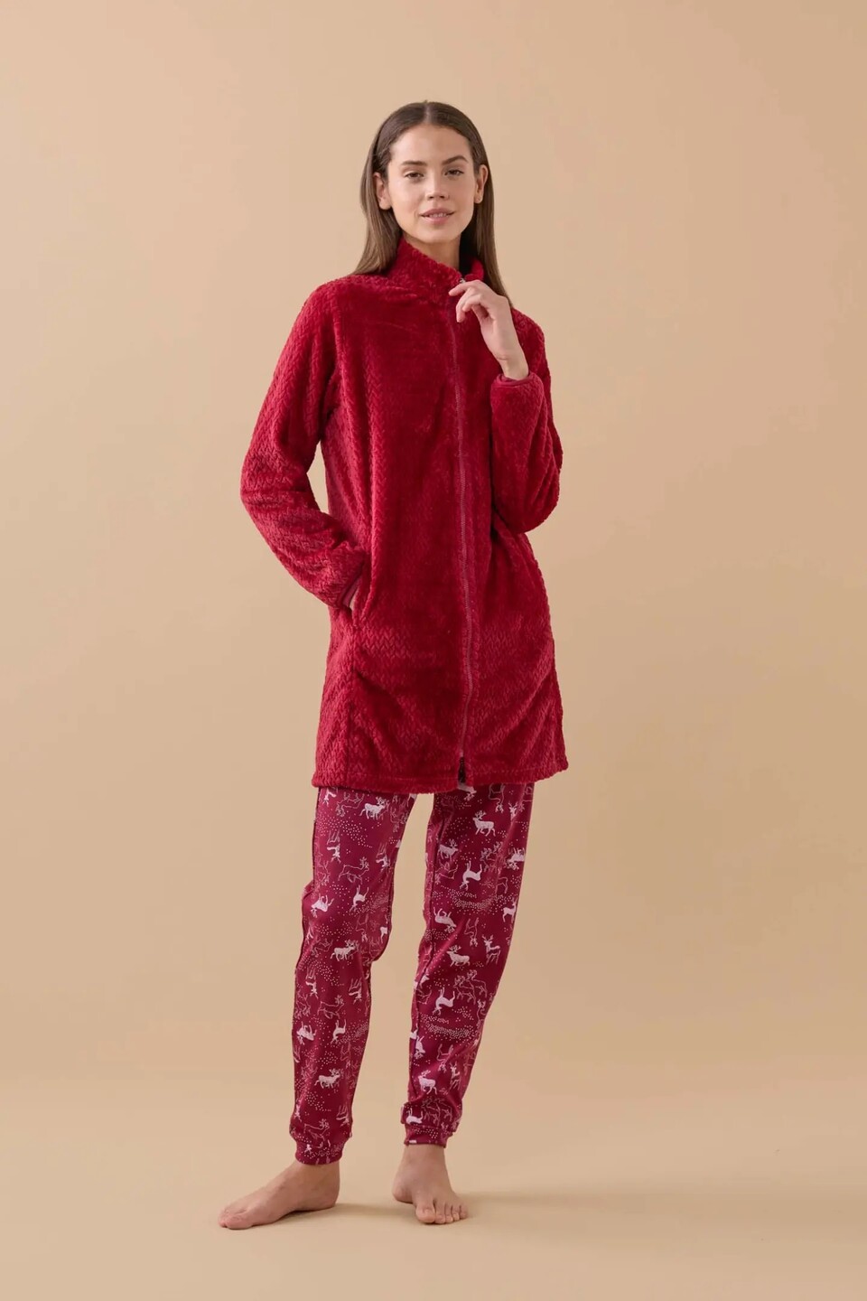 Vestaglia Donna Coral Fleece Noi Di Notte Vestaglia Donna
