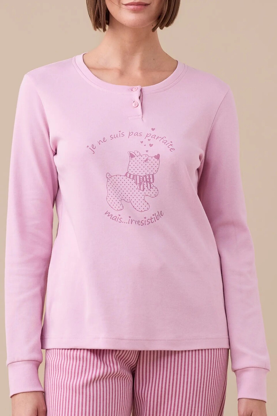 Pigiama Donna Caldo Cotone Noi Di Notte pigiama donna