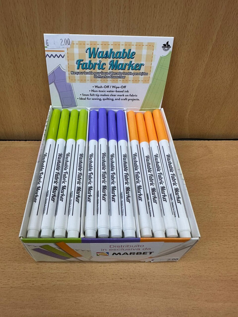 Pennarelli lavabili per tessuto Marbet Pennarelli lavabili per tessuto