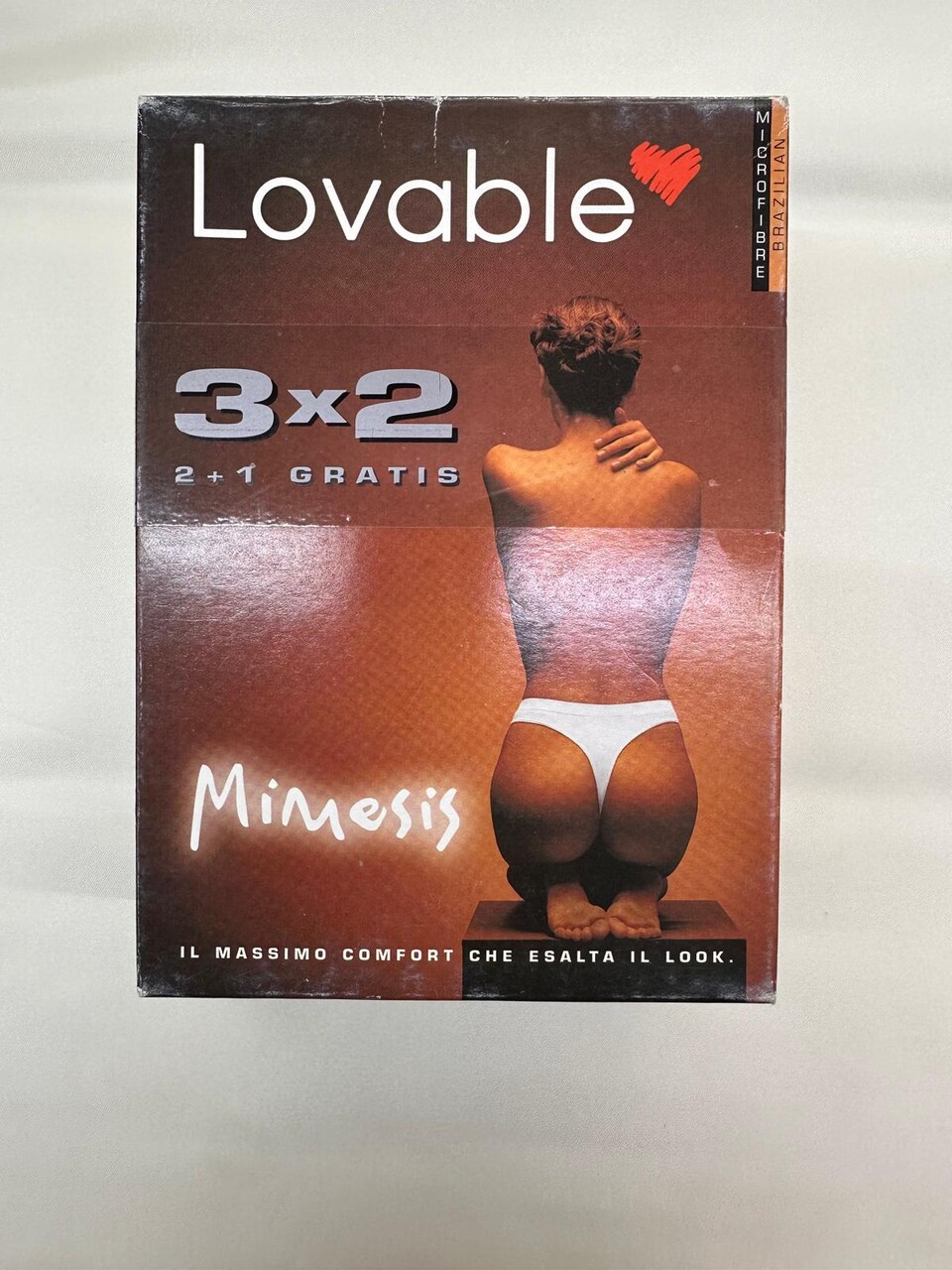 TRIPACK MIMESIS MICROFIBRE Lovable Slip