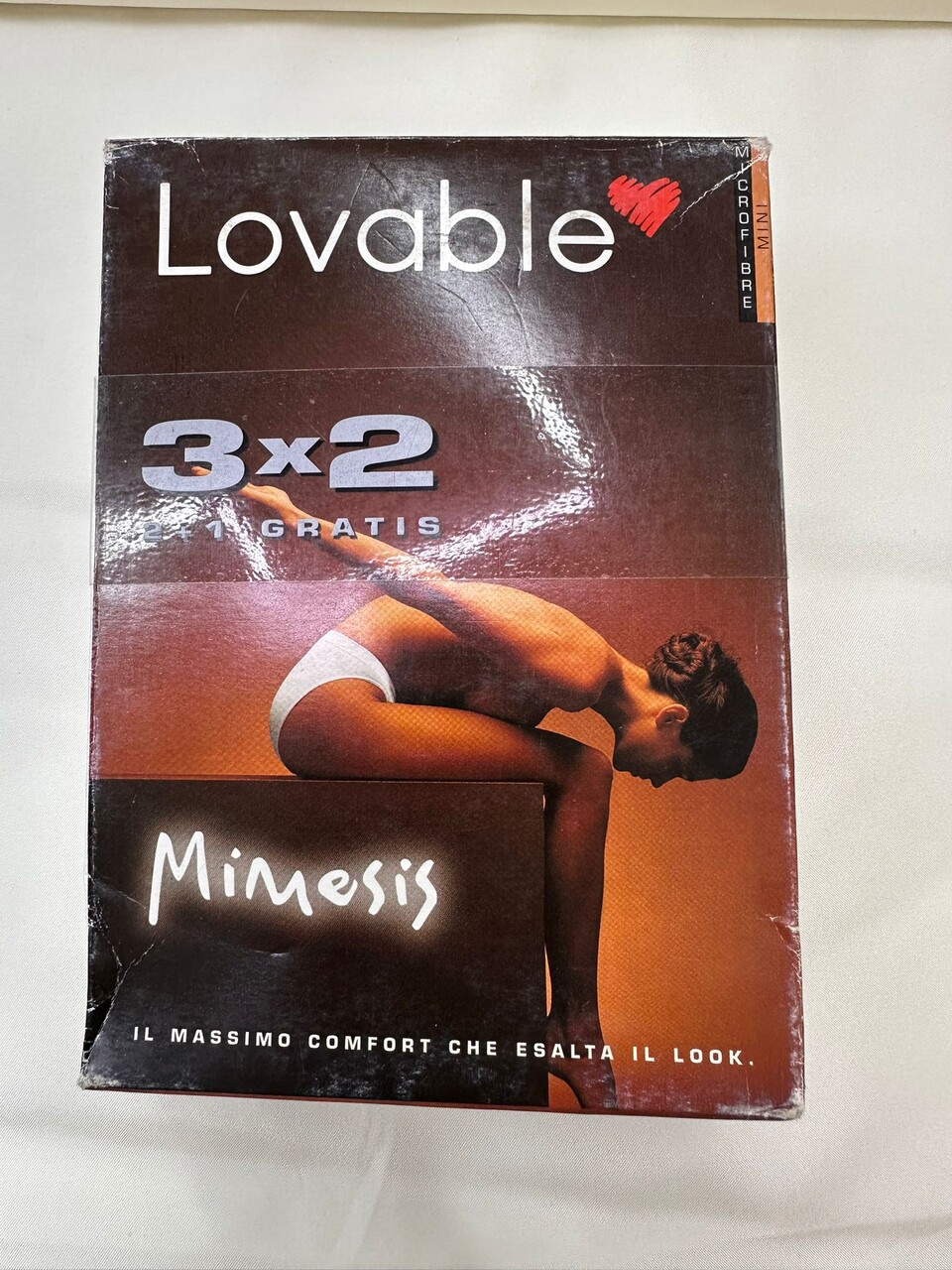 TRIPACK MIMESIS MICROFIBRE Lovable Slip