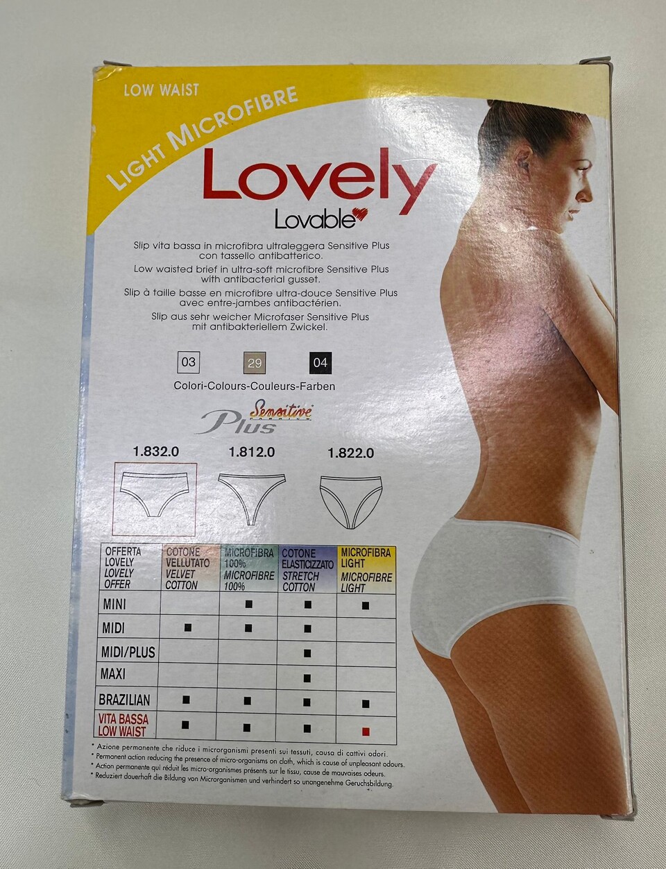 TRIPACK MICROFIBRA LIGHT (Nr) Lovable Slip
