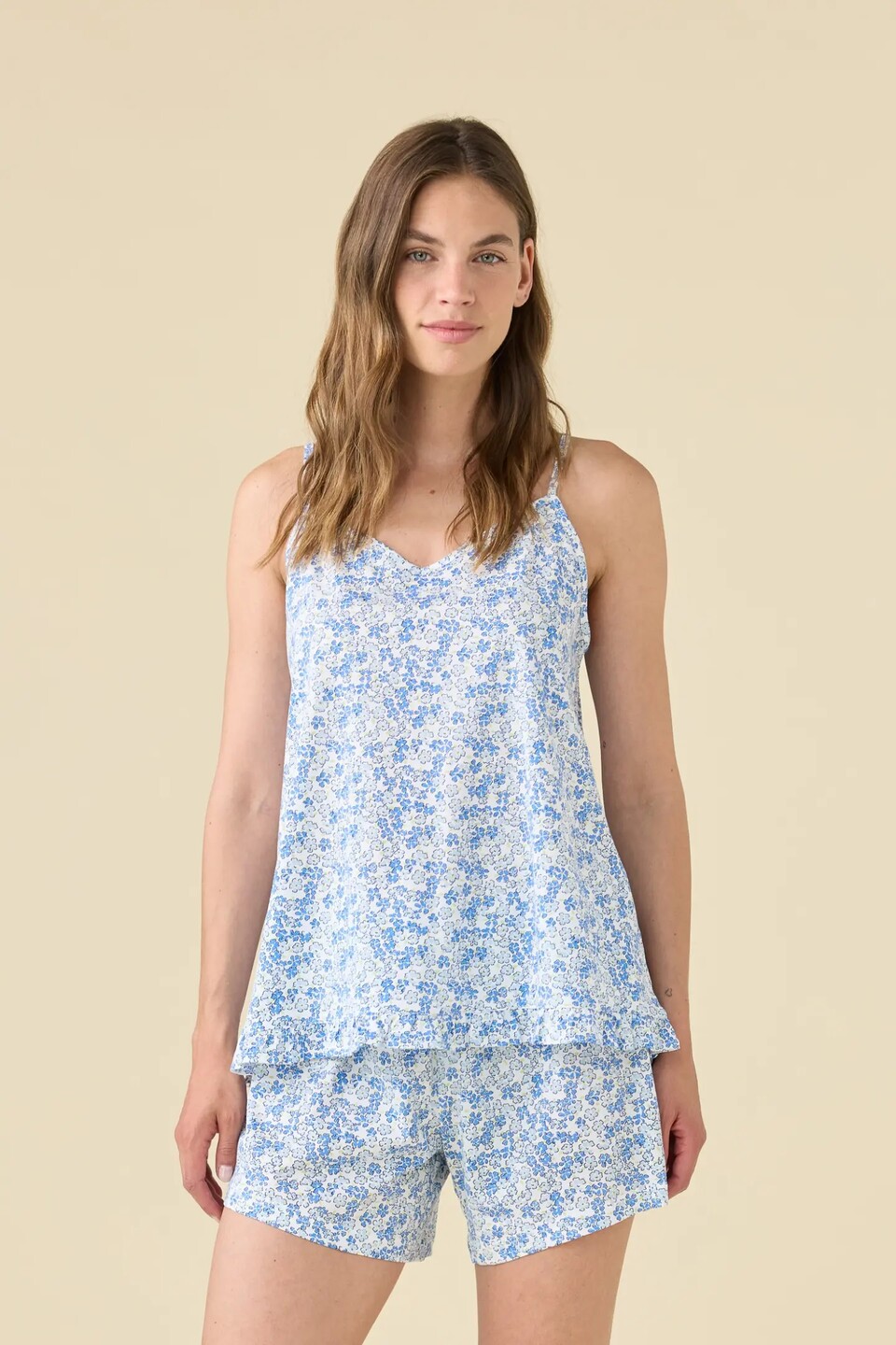 Pigiama Donna Cotone Noi Di Notte Pigiama Spalla Stretta