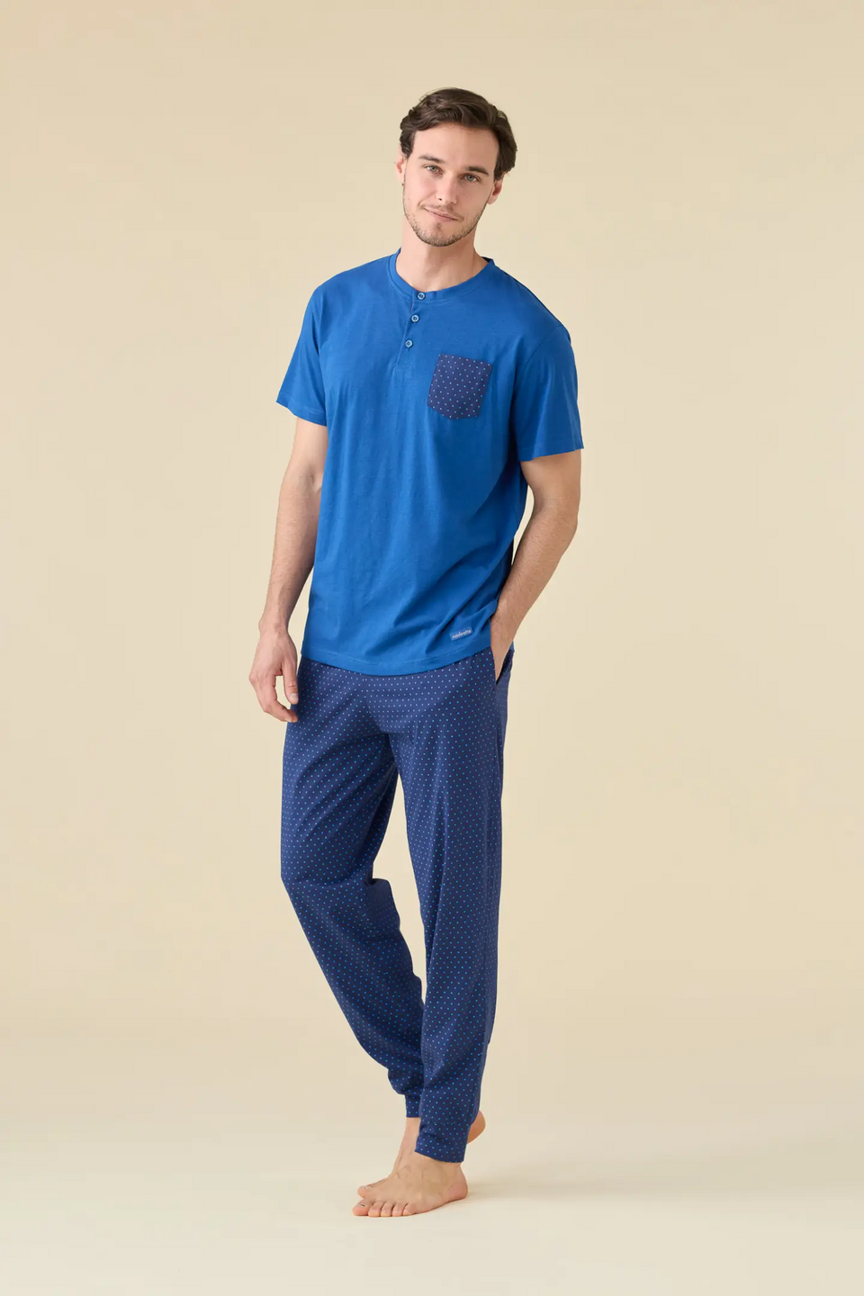 Pigiama 3PZ Uomo Noi Di Notte Pigiama Trittico