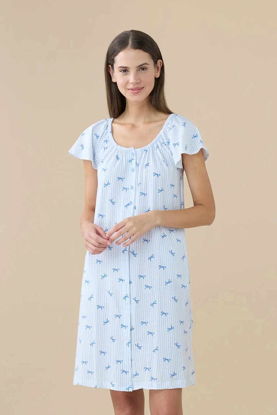 Camicia da Notte Donna Noi Di Notte Camicia Da Notte MC