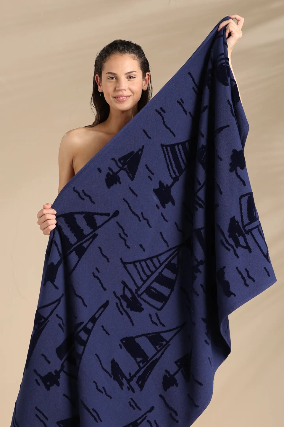 Telo Mare Spugna Velour Noi Di Notte Telo Mare