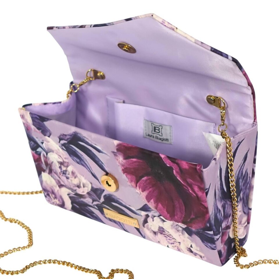 POCHETTE DONNA STAMPA FIORI Laura Biagiotti borsa