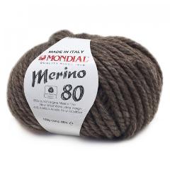 MERINO 80
55% Lana Vergine Merino Superwash 45% Microfibra -100 gr- Mondial