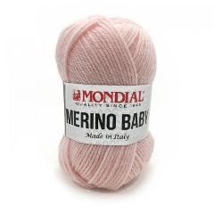 MERINO BABY
60% Lana Vergine Merino 40% Microfibra -50 gr- Mondial