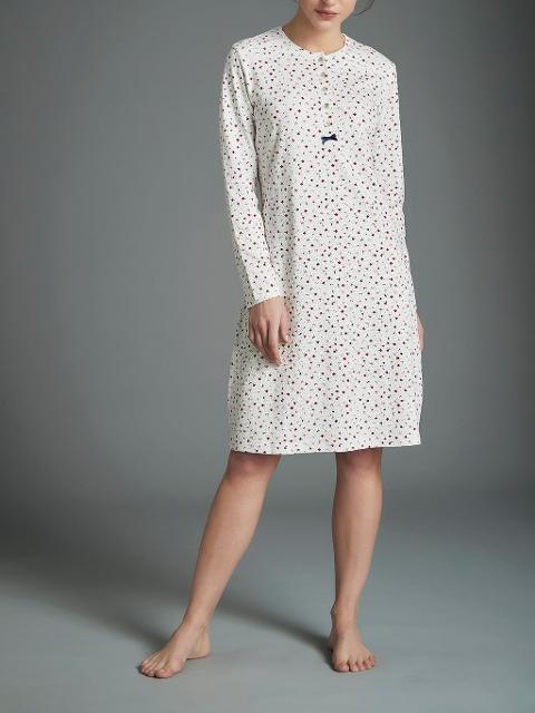 CaldoCoton Cam.APERTA Ragno camicia da donna