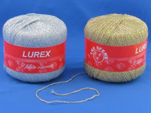 LUREX
60%PL-40%PET-25 gr- Tre Sfere Lurex