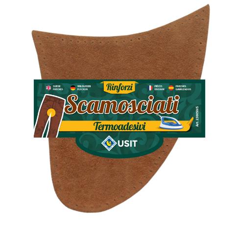 RINFORZI SCAMOSCIATI TERMOADESIVI (CAVALLI) Marbet toppe scamosciate per cavallo pantaloni