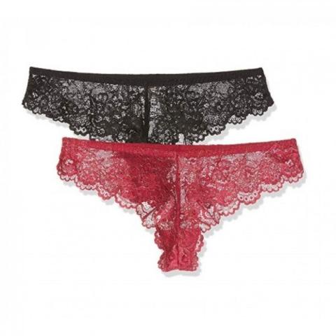 SPARKLING LACE BRAZILIAN STRING 2P Triumph Slip Brasiliano