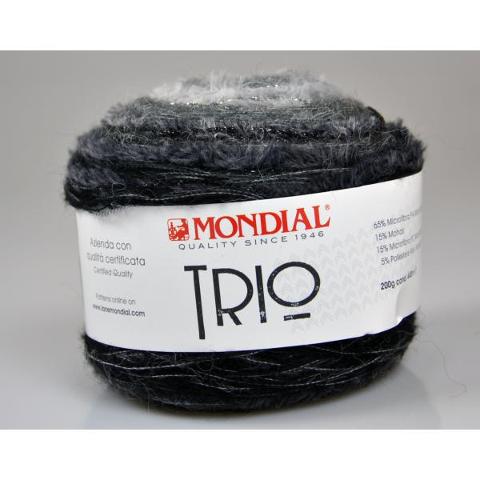 TRIO 200 GR, 80% Microfibra, 15% Mohair, 5% Microfiba Mondial