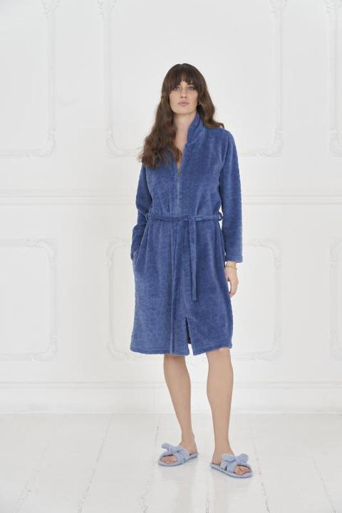 VESTAGLIA ZIP M/L EMBOSSED Bisbigli Vestaglia