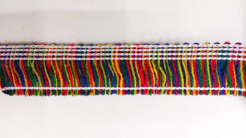 Passamaneria etnica con frangia 30mm Produttori Vari Frangia