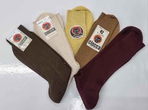 Art. 350/1 Calza uomo corta costina 100% cotone filo di scozia Ciocca calza corta uomo
