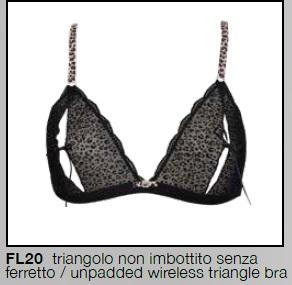 TRIANGOLO MORBIDO Verdissima Reggiseno morbido aperto