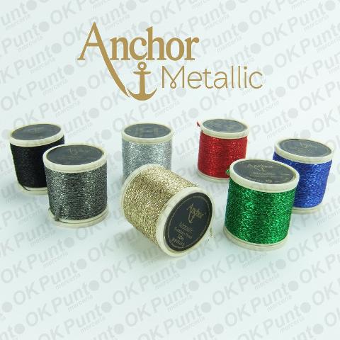 ANCHOR METALLIC EMBROIDERY THREAD 50 mt Anchor