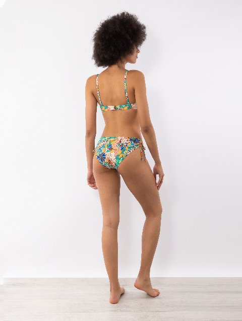 Reggiseno coppa e ferretto + Slip coulisse Verdissima Bikini Coppa
