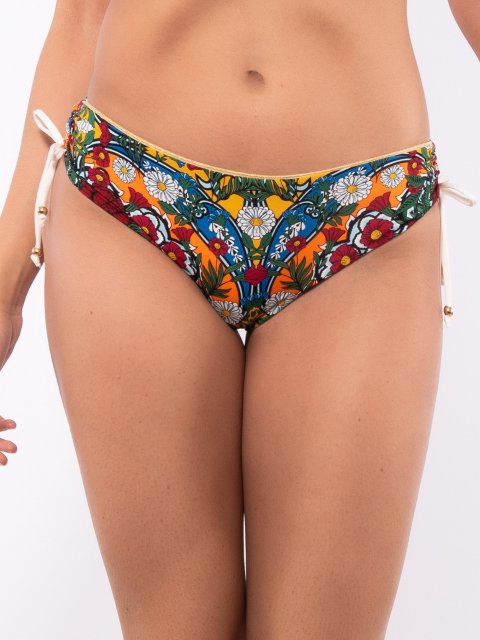 Fascia con coppa estraibile + Slip coulisse Verdissima Bikini Fascia