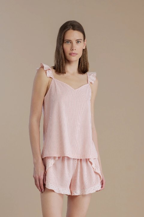 Pigiama Donna Cotone Bretellina Noi Di Notte Pigiama Bretellina