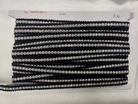 Passamaneria con strass da cucire Daddario Passamaneria strass