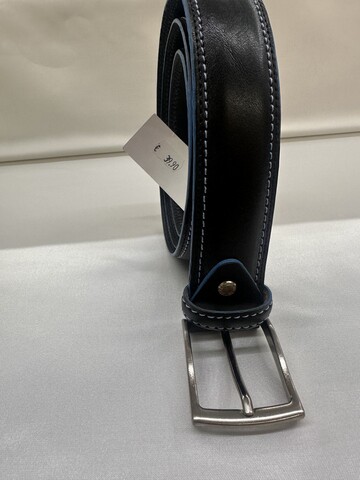 CINTURA PELLE CON BORDI BLU Bertozzi Cinture
