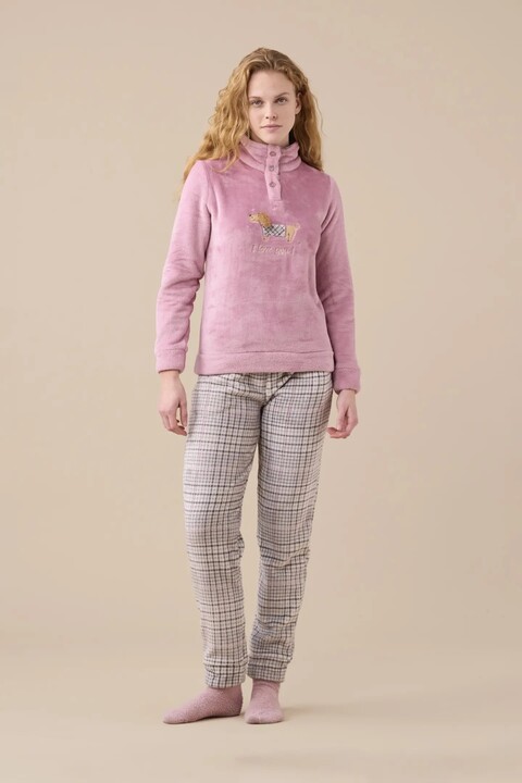 Pigiama Donna Coral Fleece Noi Di Notte pigiama donna