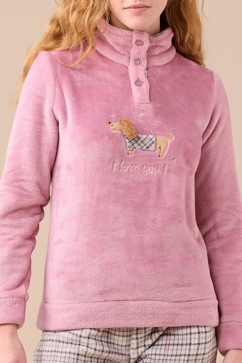 Pigiama Donna Coral Fleece Noi Di Notte pigiama donna