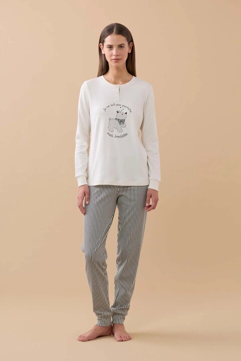 Pigiama Donna Caldo Cotone Noi Di Notte pigiama donna