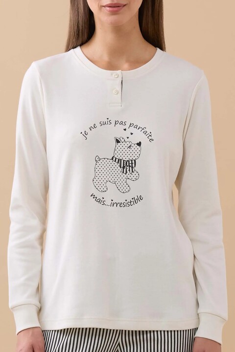 Pigiama Donna Caldo Cotone Noi Di Notte pigiama donna