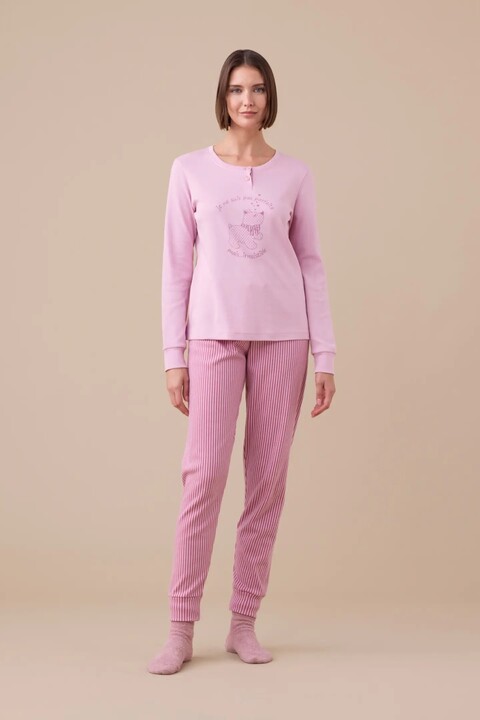 Pigiama Donna Caldo Cotone Noi Di Notte pigiama donna