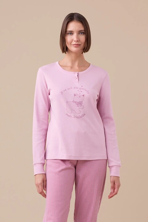 Pigiama Donna Caldo Cotone Noi Di Notte pigiama donna