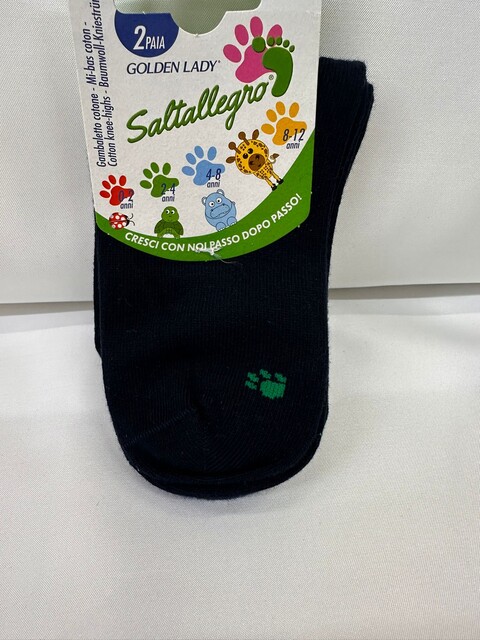 CALZ. COTONE SEGNATAGLIA 2 PZ Saltallegro calze bimbo