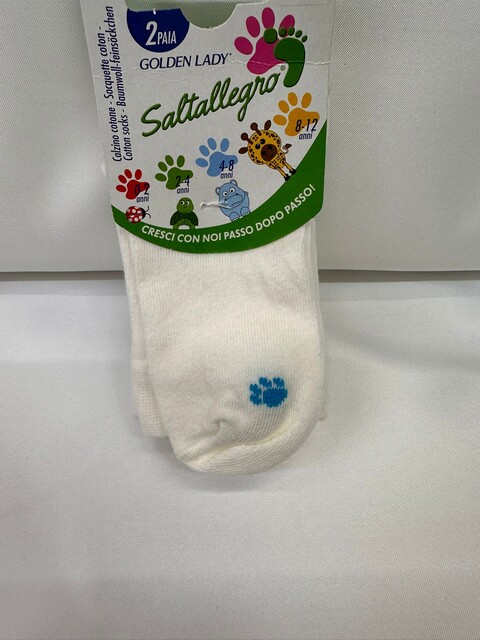 CALZ. COTONE SEGNATAGLIA 2 PZ Saltallegro calze bimbo