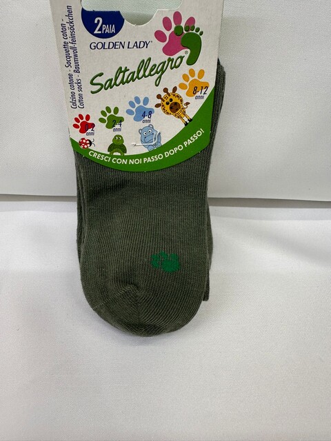 CALZ. COTONE SEGNATAGLIA 2 PZ Saltallegro calze bimbo